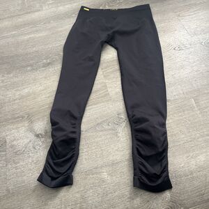 Lole Athletic Pants Womens L/XL Black Rib Waistband Quick Dry Moisture Wicking